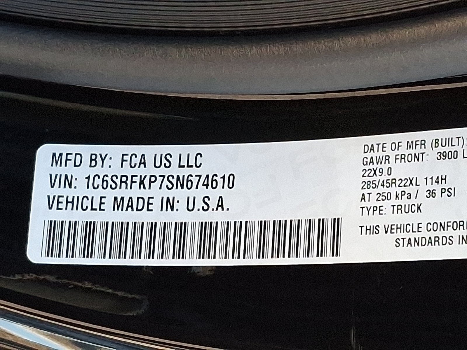 2025 RAM 1500 Tungsten Crew Cab 4x4 5'7" Box