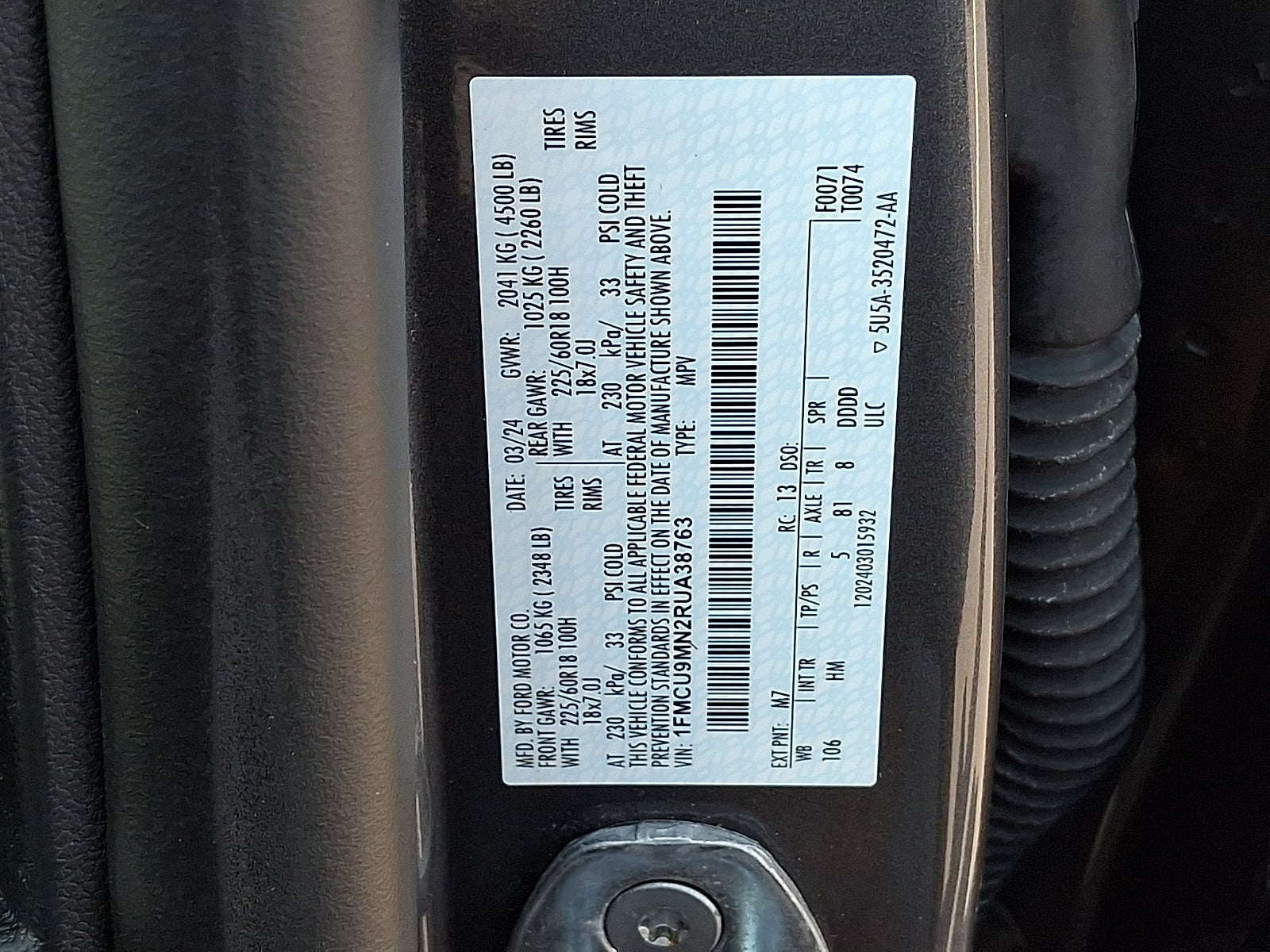 2024 Ford Escape ST-Line