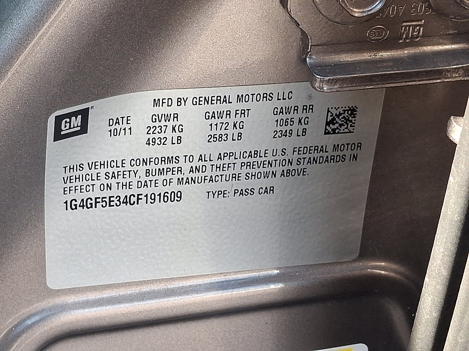 2012 Buick LaCrosse Premium 2