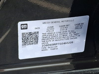 2025 Cadillac CT4-V V-Series Blackwing