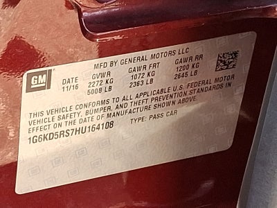 2017 Cadillac CT6 Luxury AWD