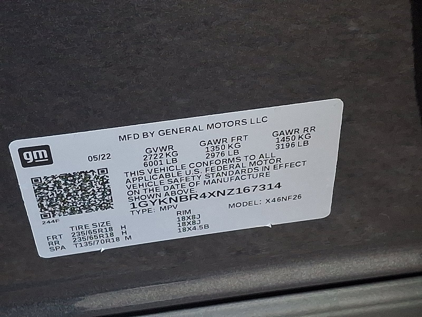 2022 Cadillac XT5 Luxury