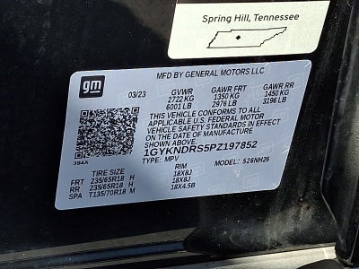 2023 Cadillac XT5 AWD Premium Luxury