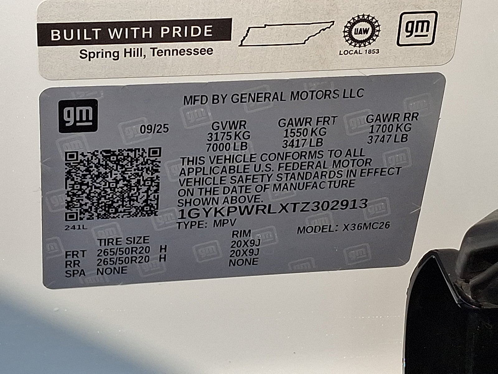 2026 Cadillac LYRIQ Premium Sport