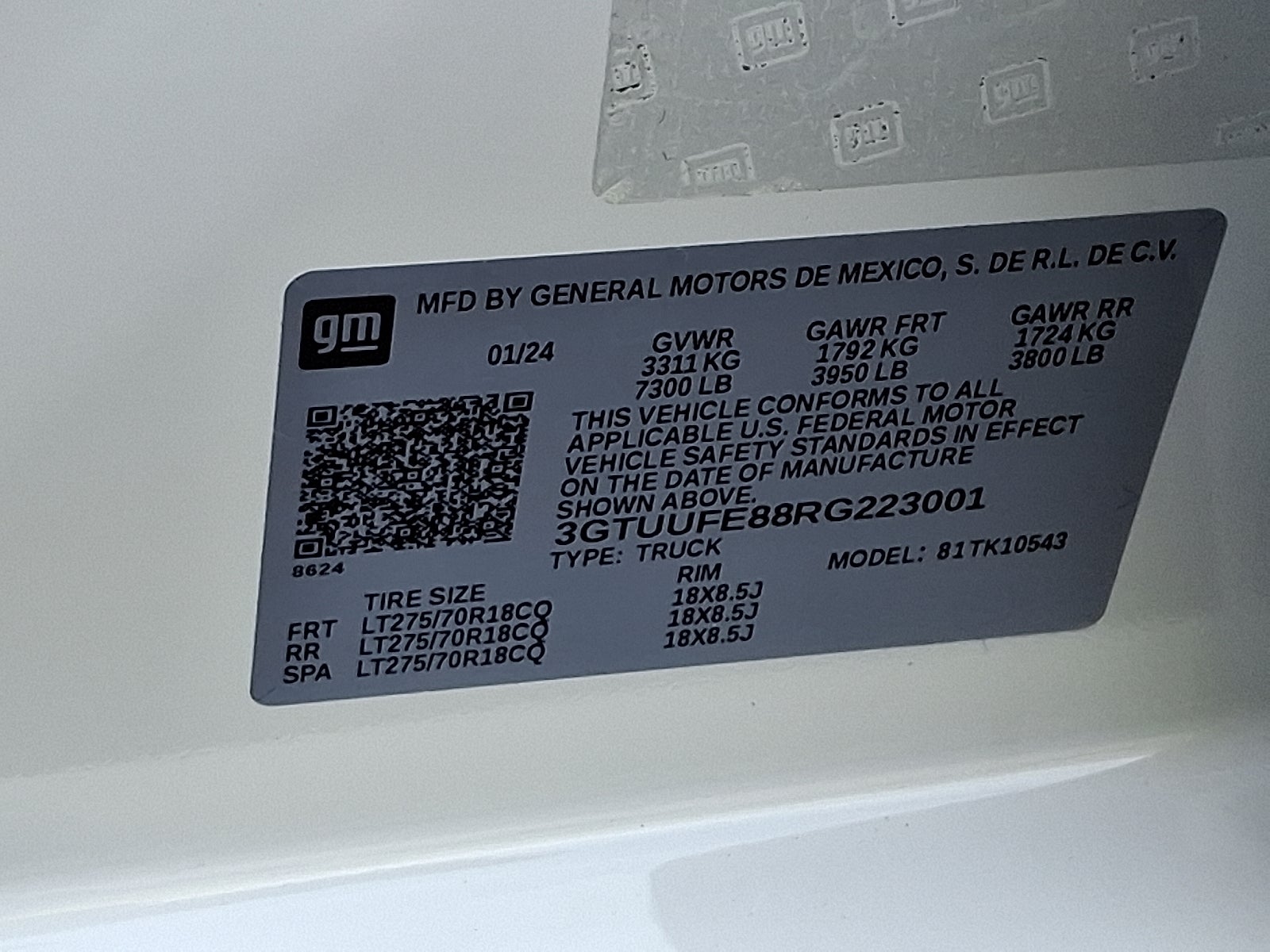 2024 GMC Sierra 1500 AT4X