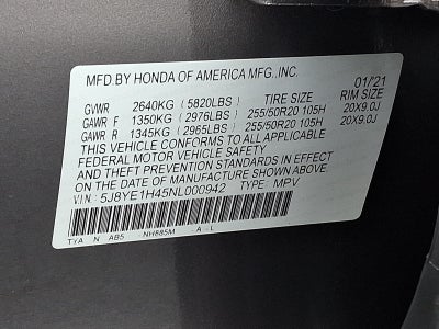 2022 Acura MDX Technology Package