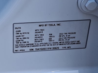 2023 Tesla Model Y Long Range Dual Motor All-Wheel Drive