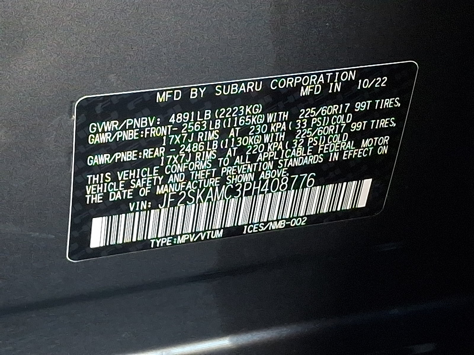 2023 Subaru Forester Wilderness