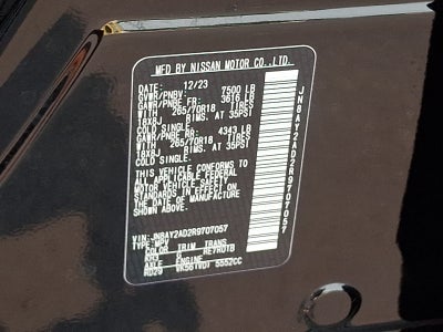 2024 Nissan Armada SV 4WD