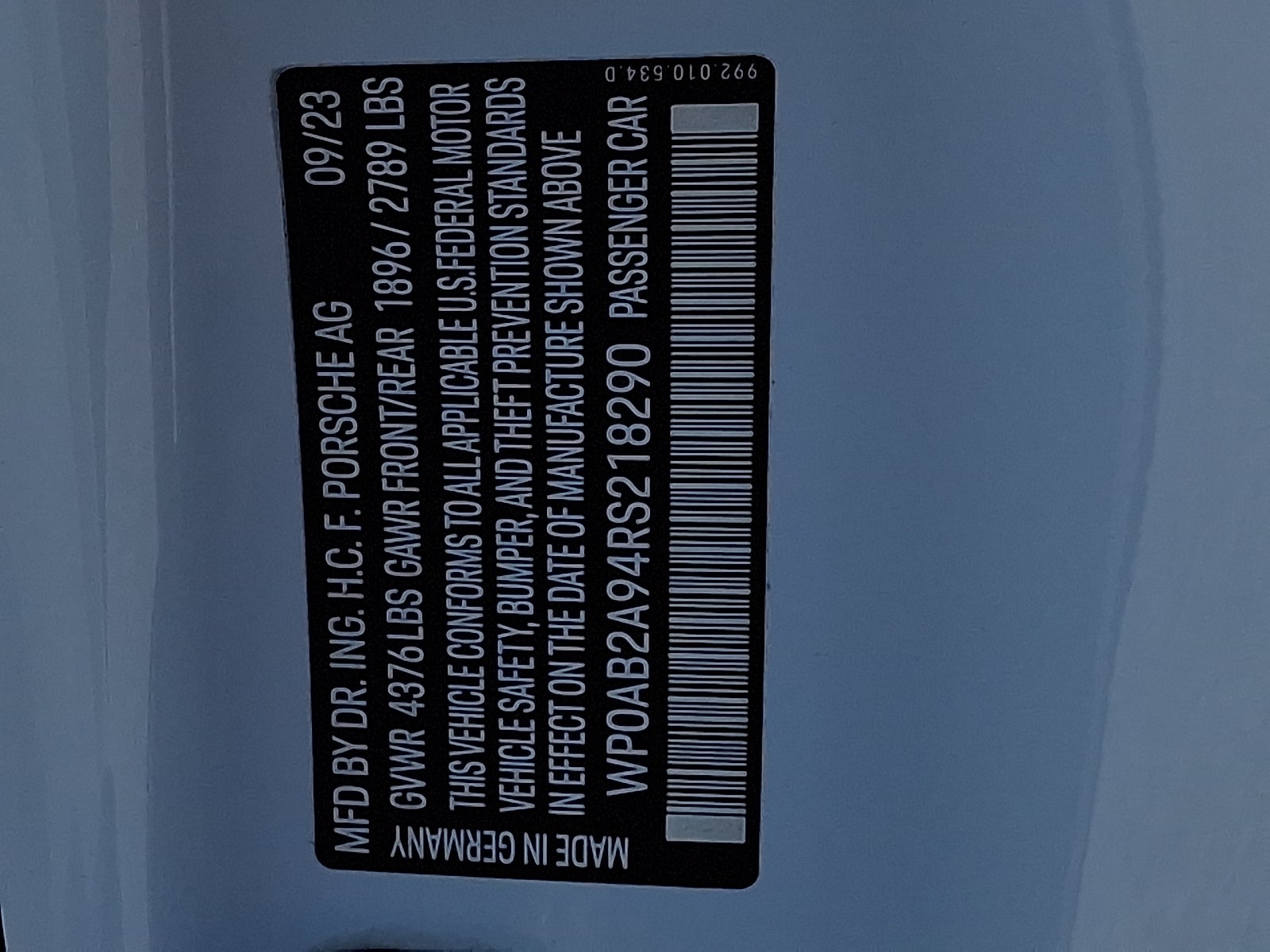 2024 Porsche 911 Carrera GTS