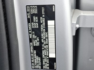 2022 Volvo XC90 Recharge Plug-In Hybrid T8 Inscription Extended Range 6P